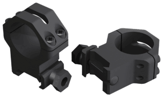 Weaver Four Hole Skeleton 1-in Scope Rings with extremely high height feature a steel construction